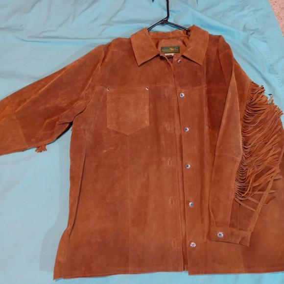 1980s Vintage Hunter's Run Leather Jacket - Picture 5 of 10